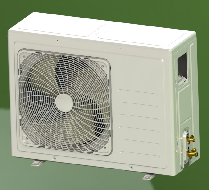 24K分体式空调室外机完整图纸